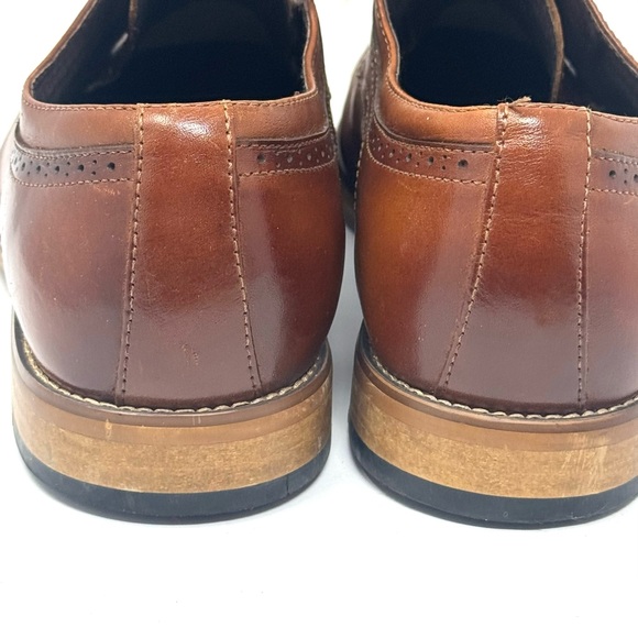 Stacy Adams Dickinson Brown Cap Toe Oxford Dress Shoes Men's 10.5 Wide Excellent Stacy Adams Dickinson Brown Cap Toe Oxford Dress Shoes Men's 10.5 Wide Excellent
